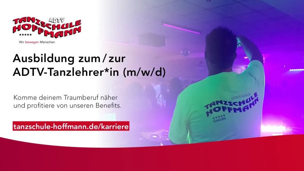 Ausbildung zum/ zur ADTV-Tanzlehrer:in (m/w/d)